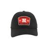 Nebraska Cornhuskers NCAA Officially Licensed Snapback Hat Big Rig Patch Black Switchback view 2