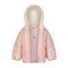 Carter's Girls' Winter Coat Puffer Jacket with Sherpa Lined Hood, Pink Rainbows, 3T view 2