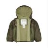 Carter's Boys' Midweight Fleece-Lined Water-Resistant Hooded Jacket, Olive Teal Dino, 2T view 2