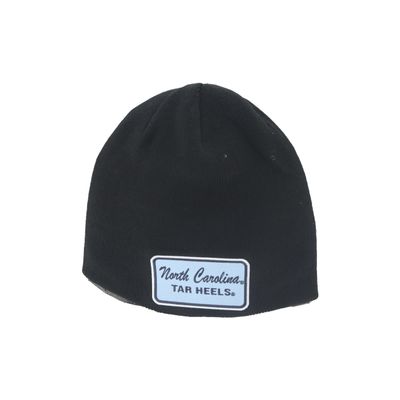 North Carolina Tar Heels NCAA Officially Licensed Beanie Edge Patch Brick Black