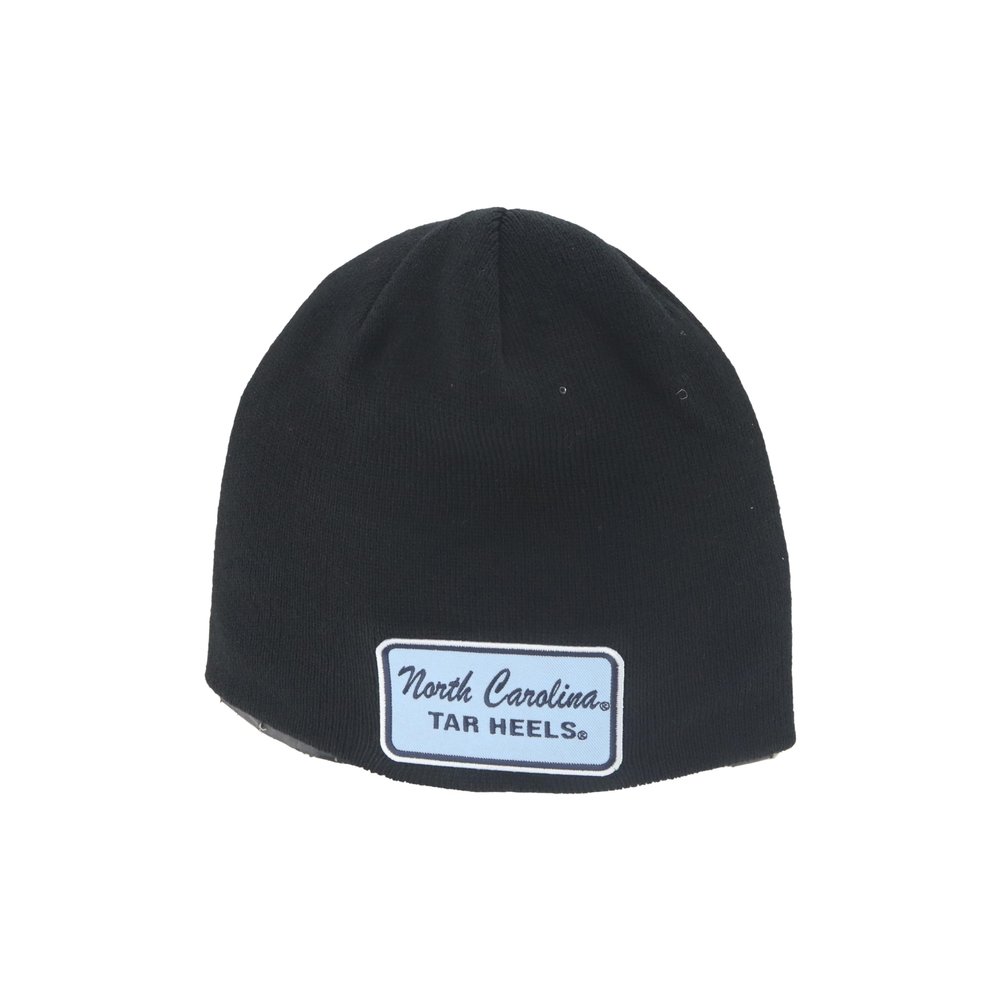 North Carolina Tar Heels NCAA Officially Licensed Beanie Edge Patch Brick Black
