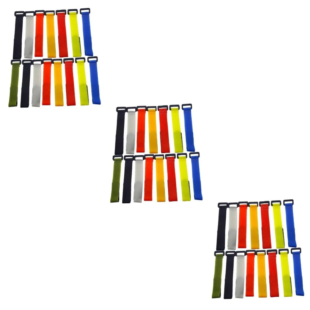 Amosfun 45pcs Fishing Rod Binding Belt Sticker Kit Fishing Supplies Binding Belt for Random Color