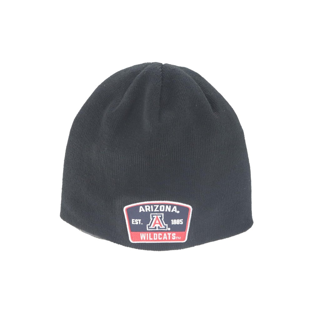 Arizona Wildcats NCAA Officially Licensed Beanie Edge Patch Switchback Black