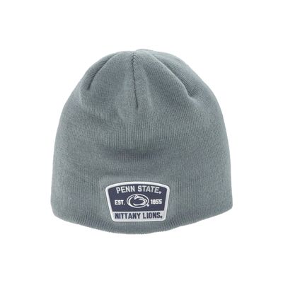 Penn State Nittany Lions NCAA Officially Licensed Beanie Edge Patch Switchback Gray