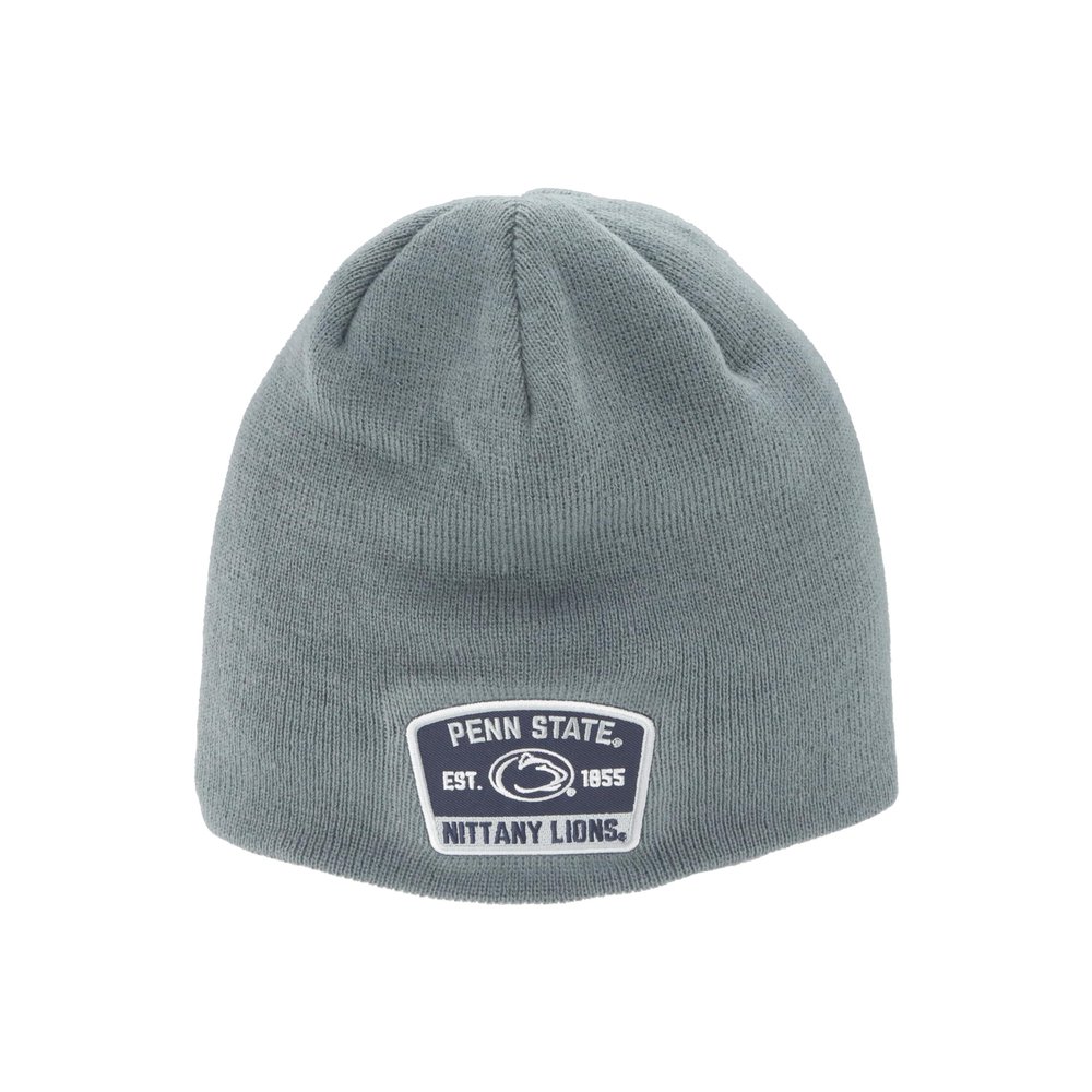 Penn State Nittany Lions NCAA Officially Licensed Beanie Edge Patch Switchback Gray