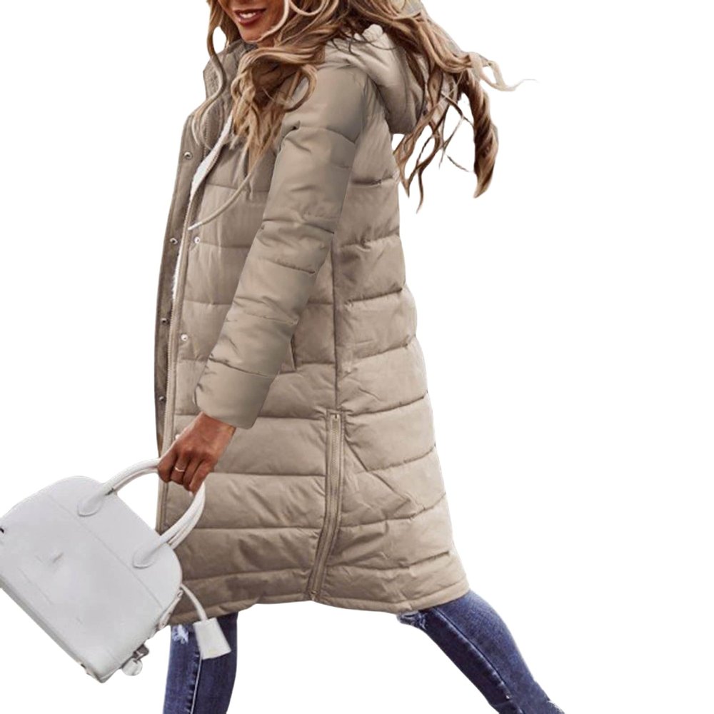 Canbebig Clearance Puffer Vest Women Sleeveless Winter Cropped Outerwear Warm Puffer Lightweight Stand-up Collar Down B-Khaki