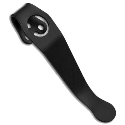 1PC Deep Carry Pocket Clip Fits for Spyderco C81 Paramilitary 2, Custom Handmade Titanium Back Clip (Size : Black)