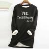 Borniu Womens Fleece Sweatshirt Casual Winter Warm Sherpa Lined Fleece Crewneck Sport Sweatshirts Pullover Loungewear view 2