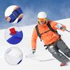 BOXOB 2 Pairs Ski Fastener Tapes, Adjustable Ski Boot Straps with Protector Pads Ski Carrier Straps Ski Wraps Ties Gear Storage for Ski Poles Boards Carrying Outdoor Winter Sports Accessories (Blue) view 4