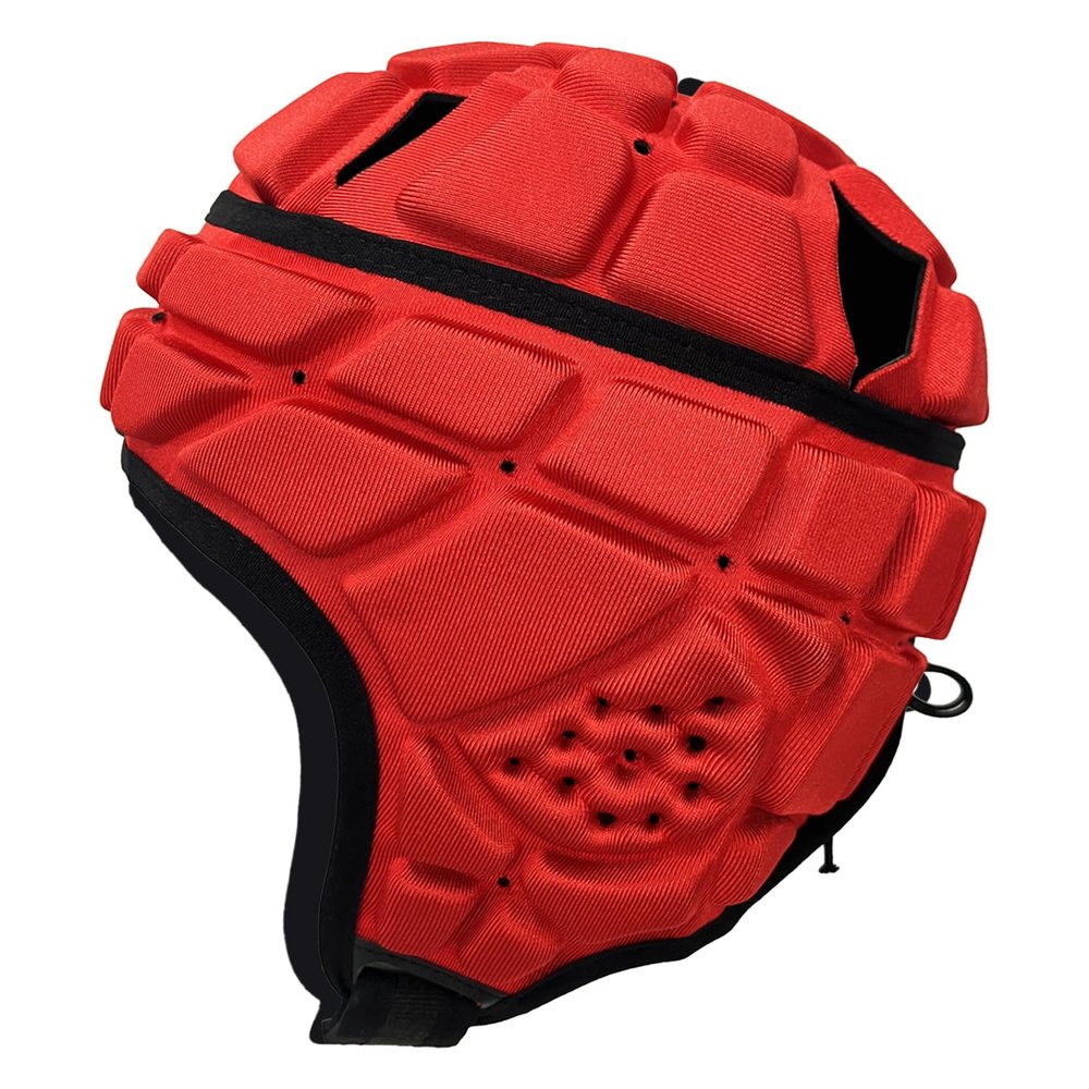 MK MOSSE KARNE Soft Shell Flag Football Helmet 7v7 Padded Helmet Rugby Headguards for Youth Kids Adults