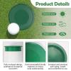 Golf Cup Cover, Universal Putting Green Hole Covers, Practice Training Aids Hole Lid Protector for Golf Course Yard Garden Backyard Game Ball Outdoor Activities (2 Pack) view 3