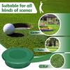 Golf Cup Cover, Universal Putting Green Hole Covers, Practice Training Aids Hole Lid Protector for Golf Course Yard Garden Backyard Game Ball Outdoor Activities (2 Pack) view 4