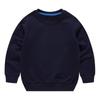 Boys Girls Sweatshirts Kids Toddler Solid Long Sleeve Pullover Crewneck Tops Shirts Fall Winter (Black, 3-4 Years) view 1
