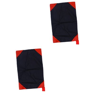 Amosfun 2pcs Camping Blanket Picnic Mat 70x110cm Portable Beach Blanket Water and Puncture Resistant