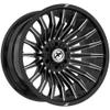 XF Off-Road XF-231 26x14 6x135 6x139.7-76 Cb 106.4 Gloss Black & Milled view 1
