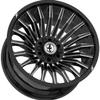 XF Off-Road XF-231 26x14 6x135 6x139.7-76 Cb 106.4 Gloss Black & Milled view 2