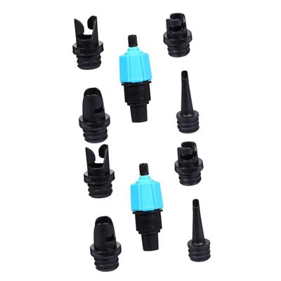 Amosfun 2pcs Inflatable Pool Pump Adapter Set Air Connector for Boards Kayaks Inflatable Boats and Beds and Easy to Install