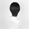 TEDPRBGE Anime Copslay Wig - Black Layered Wig with Bangs, Heat Resistant, 11 inches view 3