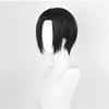 TEDPRBGE Anime Copslay Wig - Black Layered Wig with Bangs, Heat Resistant, 11 inches view 4