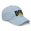 RIVEMUG Funny Dog Curved Bill Cap Relaxed Fit Low Crown Adjustable Dad Hat Light Blue view 3