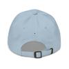 RIVEMUG Funny Dog Curved Bill Cap Relaxed Fit Low Crown Adjustable Dad Hat Light Blue view 4