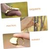 OFFSCH 1 Set Wear-Resistant Archery Thumb Ring Brass Finger Guard Thumb Draw Ring for Archery view 2