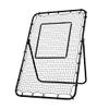BALWONER 6 x 4 ft 5 Angles Adjustable Pitch Back Baseball Softball Lacrosse Volleyball Rebound Bounce Back Net with Strike Zone Black view 1
