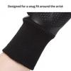 Leather Gloves Men and Women Winter Warm Gloves Padded Touch Screen Non-Slip Riding Student Pu Gloves, Black A Pair of view 3
