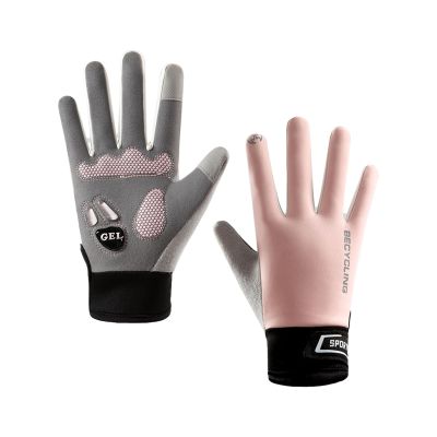 Autumn and Winter Cycling Gloves Silicone Non-Slip Male and Female Couple Outdoor Warm Touch Screen Gloves 1 Pair