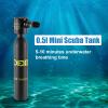 0.5 Litre Scuba Mini Oxygen Cylinder Scuba Diving Gear for Divers Portable Diving Oxygen Cylinder Kit for 5-10 Minutes of Underwater Breathing Used for Underwater Expeditions Breathing Training view 3