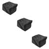 BESPORTBLE 3pcs Boat Folding Seat Cover Coated Oxford Material Portable Lightweight for Protecting Boat Seats from Rain for Owners view 1