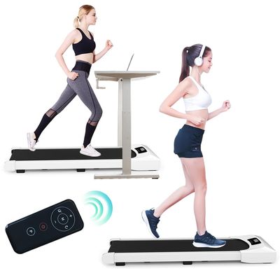 Walking Pad,Under Desk Treadmill,Treadmills for Home,Walking Pad Treadmill Under Desk for Home Office with Remote Control, Quiet and Powerful, Installation-Free (White)