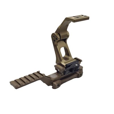HATSEN Tactical FTC Magnifier Mount and Riser Base Mount Adapter Railfor Laser +Red Dot Sight +Magnifier Combo (DE)