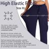 YOYOYOGA Women's Joggers Pants Pockets Sweatpants Drawstring High Waisted Sweatpants Lounge Workout Running Track PantsNavy Blue,XL view 2