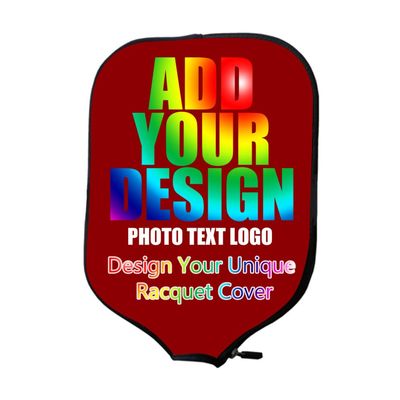 ZYRALLAX Custom Pickleballs Paddles Cover With Your Image Logo Text Personalized Racquet Cover Fits Most Rackets 06