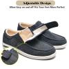 bumuam Men's Diabetic Shoes Extra Wide Width,Unisex Walking Shoes with Arch Support, Adjustable Closure Extra Wide Widths Orthopedic Boots for Swollen Feet Men 8.5/Women 9.5 view 4