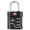 SURE LOCK TSA Approved Luggage Lock 3-Digit Resettable Combination Padlock with Open Alert Red Dot, Large Easy-Read Dials for Suitcases, Backpacks, Gym & School Lockers view 1