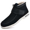 bumuam Lightweight Walking Sneakers,Men's Warm Wide Width Diabetic Shoes, Warm High-top Adjustable Closures Slippers for Elderly Arthritis Edema Men 9/Women 10 view 1