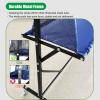 Adults & Kids Training Table Tennis Ball Catcher Net, Movable Ping Pong Practice Collection System for Ball Shooters Multi-Ball Drills and Serve Practice, Metal Frame Recycle Catching Equipment view 4