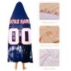 Unickque7 Custom Hockey City Night Skyline Hooded Blankets Personalized with Name Wearable Flannel Blankets Gifts 50" x 40",60" x 50",80" x 60" view 4