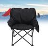 Heated Camping Chair,Camp Chairs for Heavy People, Outdoor Folding Camping Chairs for Adults with Cup Holder & Cooler Bag, 420lbs,Beige-L view 1