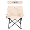 Heated Camping Chair,Camp Chairs for Heavy People, Outdoor Folding Camping Chairs for Adults with Cup Holder & Cooler Bag, 420lbs,Beige-L view 2