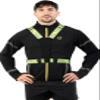 Bodylitegear Night Vision Vest, 360 Reflective, Adjustable Waist & Shoulder Straps, Velcro Mount for Light, High Visibility, Safety Gear, Neon Yellow view 1