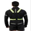 Bodylitegear Night Vision Vest, 360 Reflective, Adjustable Waist & Shoulder Straps, Velcro Mount for Light, High Visibility, Safety Gear, Neon Yellow view 2