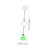 BESPORTBLE 6pcs Badminton Racket Key Chain Birdie Pendant Quality Material Long Life view 4