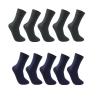 10 Pairs/Set Men Socks Cotton Long Business Thicken Warm Socks For Autumn Winter Male Thermal view 1