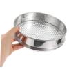 BESPORTBLE 2pcs Home Soil Sieve Round Stainless Steel Strainer Pearl Sifter for Soil Grading view 2
