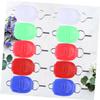 BESPORTBLE 50pcs Fishing Tackle Thread Spool Holder Fishing Line Clip Wheel Lock Swivel Clasp view 2