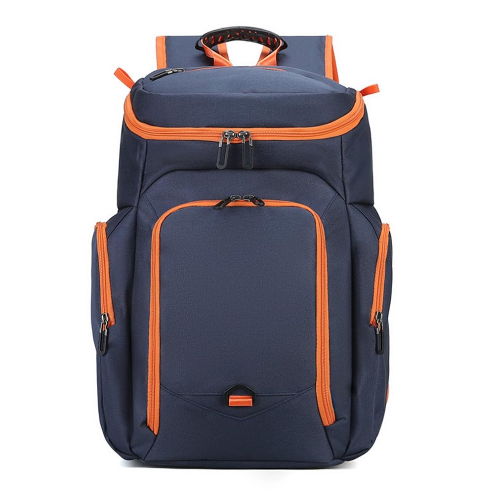 SXLINGDO Basketball Backpack Large Sports Bag with Laptop Compartment, Ball and Shoe Compartment, for Volleyball Football Trave (J)