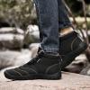 DUDOK Waterproof Barefoot Shoes, Insulated Winter Boots, Ice Grips Boots, Snow Shoes Winter Boots Water Resistant Shoes Anti-Slip, Men's Hiking Boots for Hiking Outdoor Trekking Backpacking Unisex view 4